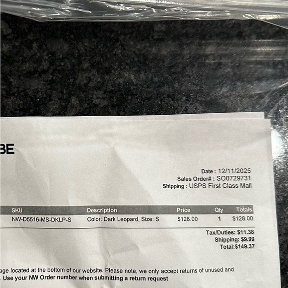 Naked Wardrobe Brown Leopard Long Sleeve Dress - Picture 10 of 10